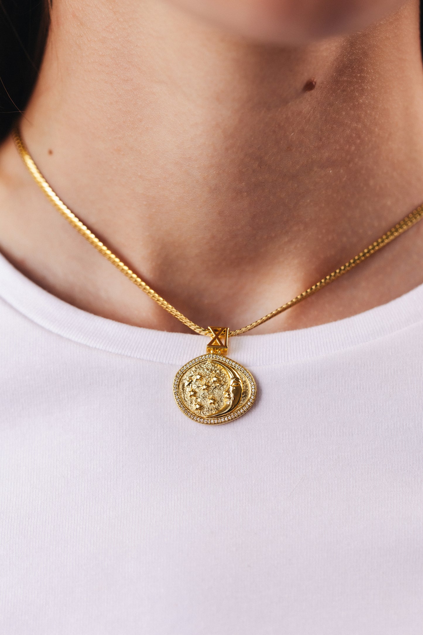 Feminine Energy Moon Pendant