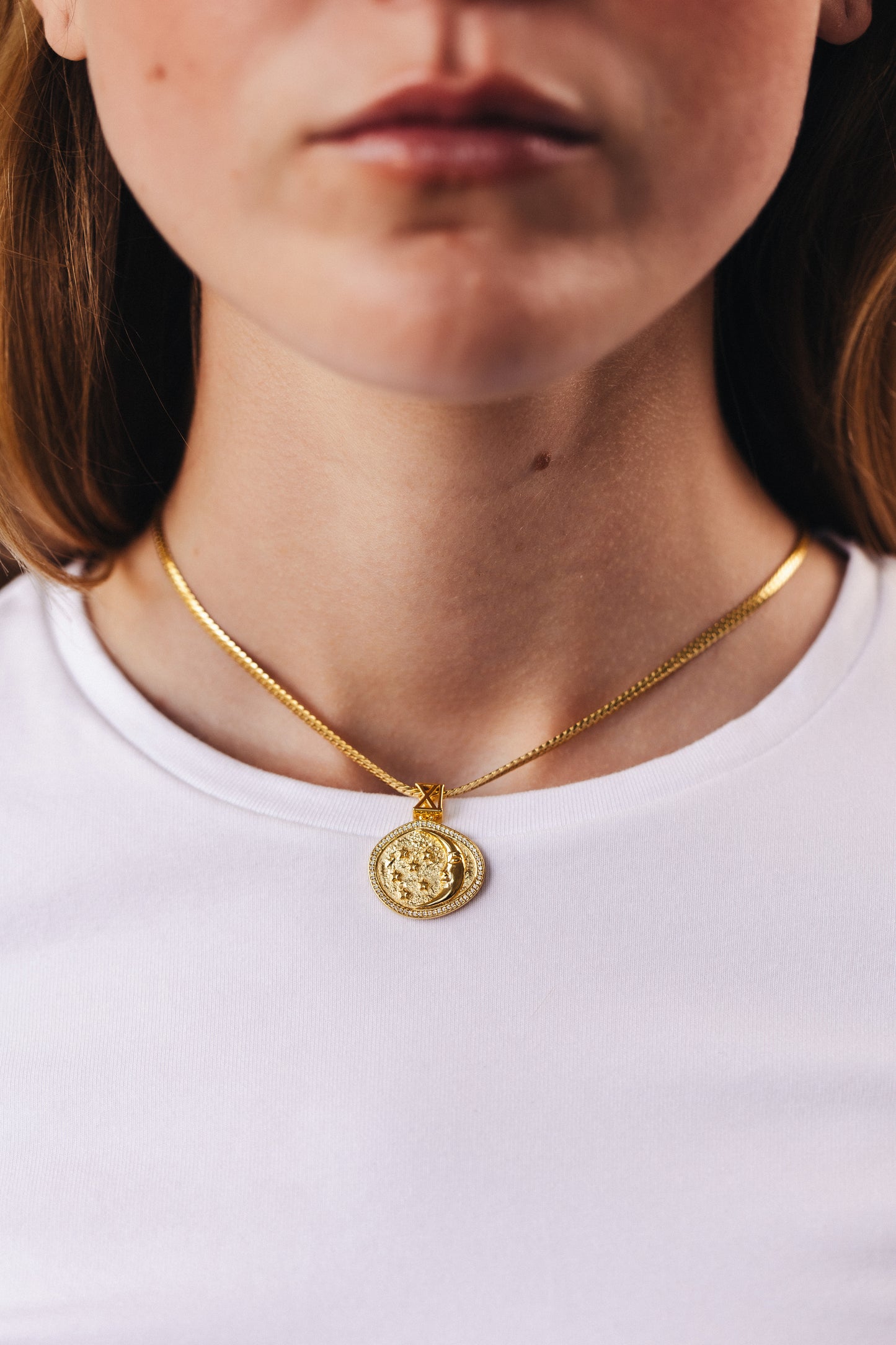 Feminine Energy Moon Pendant