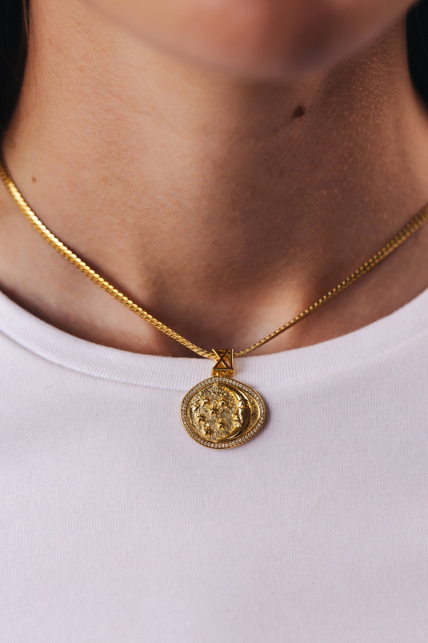Feminine Energy Moon Pendant