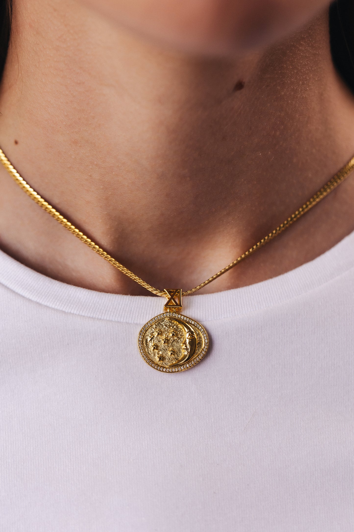 Feminine Energy Moon Pendant