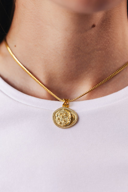Feminine Energy Moon Pendant