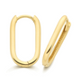 Squoval Hoop Earrings