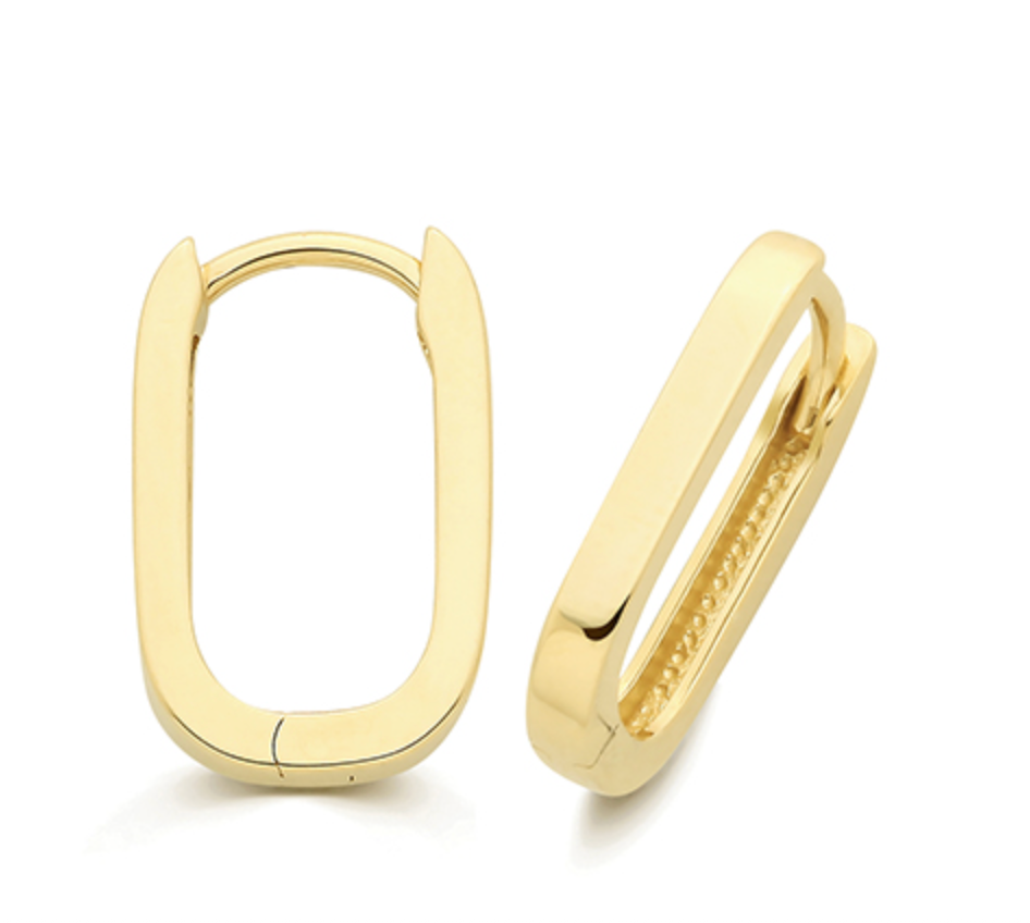 Squoval 2.0 Hoop Earrings