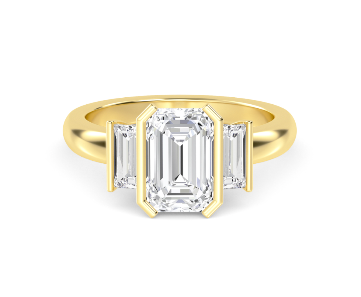 Emerald Trio Half Bezel