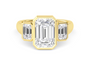 Three Stone Emerald Cut